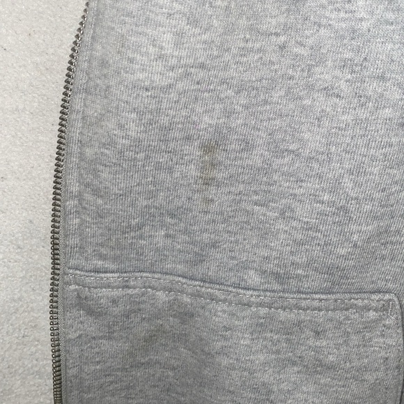 Brandy Melville grey zip up hoodie - Picture 4 of 4